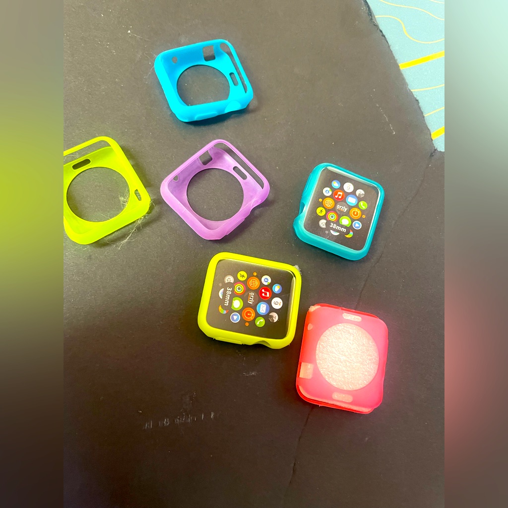 Smart Watch Colorful Face Covers Tactical Cases 6 Total